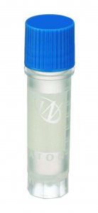 WHEATON CryoELITE cryovial with Loctagon Vial Skirt and label patch DWKW985868-500EA