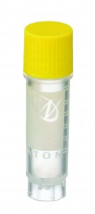 WHEATON CryoELITE cryovial with Loctagon Vial Skirt and label patch DWKW985866-500EA