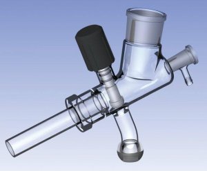 Ace lower distribution head with shut-off valve for condenser "CR" assembly Z682306-1EA