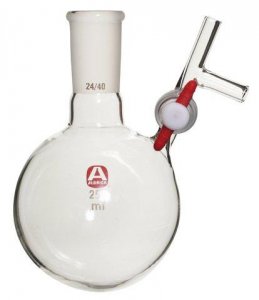 Aldrich round-bottom storage flask with stopcock-equipped septum-inlet Z103381-1EA