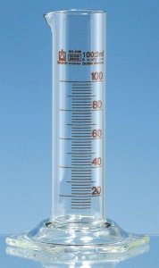 BRAND SILBERBRAND ETERNA measuring cylinder, low-form 