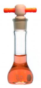 KIMBLE KIMAX Heavy duty volumetric wide-mouth flask with PTFE stopper DWK92812F-10-6EA