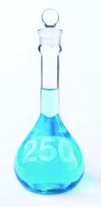 KIMBLE KIMAX Heavy duty volumetric wide-mouth flask, glass DWK92812G-1000-1EA