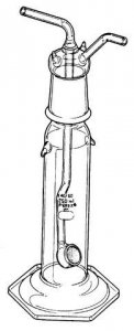 Pyrex gas-washing bottle with fritted disc CLS31760250C-1EA