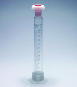 Pyrex Mixing cylinder, class B, detachable foot, SLW3215/06MP-2EA