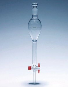 Pyrex Separating funnel, Gilson style with PTFE key SLW443073N-1EA