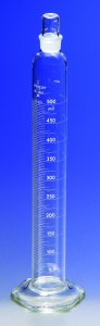 Pyrex serialized/certified graduated cylinder with Pyrex stopper CLS300250-1EA