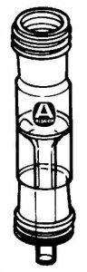 Straight adapter with drip-tip Z220442-1EA
