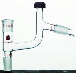 Synthware Claisen distillation adapter with compression cap thermometer port SYNA901420-1EA