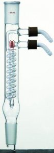 Synthware coil-style reflux condenser with removable hose connections SYNC564125-1EA