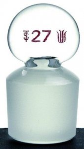 Synthware flask length pennyhead stopper, solid SYNS280038-1EA