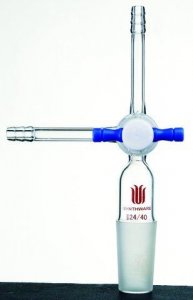 Synthware flushing adapter with PTFE stopcock SYNA682440-1EA