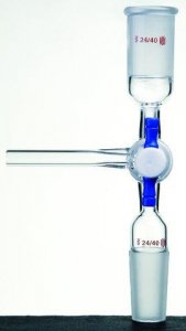 Synthware flushing adapter with T-bore PTFE stopcock SYNA761420-1EA