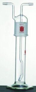 Synthware gas washing bottle with fritted disc SYNB300250C-1EA