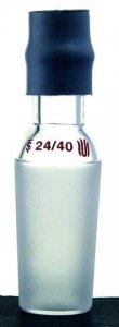 Synthware inlet/thermometer adapter with one holed rubber adapter SYNA451922-1EA