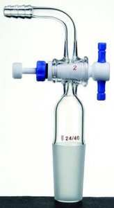 Synthware metering flow control adapter with PTFE stopcock SYNA721420-1EA