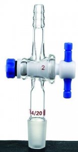 Synthware straight vacuum adapter with PTFE stopcock SYNA702440-1EA