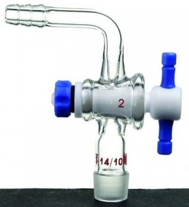Synthware vacuum adapter with PTFE stopcock SYNA381410-1EA