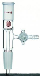 Synthware vertical vacuum take-off adapter with glass stopcock SYNA742440G-1EA
