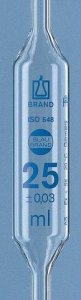 BRAND BLAUBRAND bulb pipette, calibrated to deliver (TD, EX) 