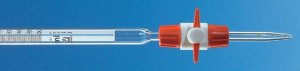 BRAND compact SILBERBRAND burette, with PTFE stopcock BR13926-1EA
