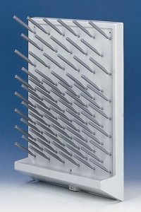 BRAND drain rack, 72 pegs 