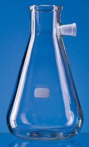 BRAND filter flask, glass, with lateral socket BR73724-1EA