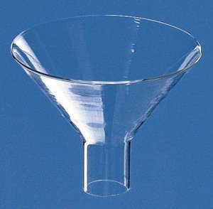 BRAND glass powder funnel short wide stem BR146523-1EA