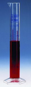 BRAND graduated cylinder, PMP 