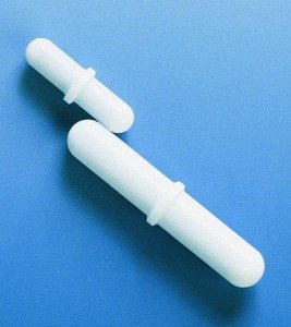 BRAND magnetic stirring bar, PTFE, cylindrical with pivot ring 