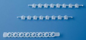 BRAND PCR caps, strips of 8 BR781414-300EA