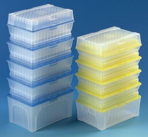 BRAND pipette tips, racked, TipStack 