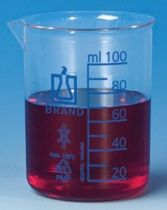 BRAND PMP beaker with spout, low form BR87508-12EA