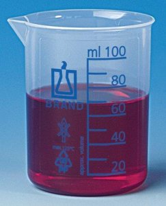 BRAND PP beaker with spout, low form BR87606-12EA