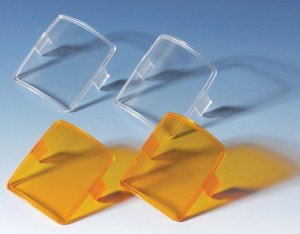 BRAND replacement amber inspection windows for Titrette BR6783-2SETS