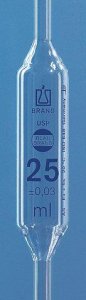 BRAND USP BLAUBRAND volumetric pipettes, one-mark BR30606-6EA