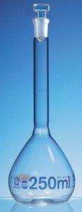 BRAND volumetric flask BLAUBRAND USP conformity certified BR36981-2EA
