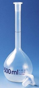 BRAND volumetric flask PMP (TPX) clear BR36120-1EA