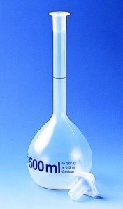 BRAND volumetric flask, PMP 