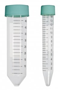 Centrifuge tube with screw cap, conical bottom, co-polymer AXYSCT15MLRS