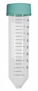 Centrifuge tube with screw cap, conical bottom, co-polymer AXYSCT50ML25S