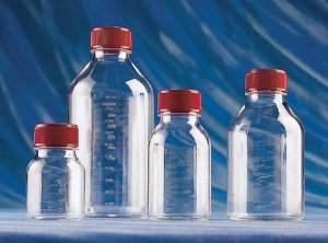 Corning Costar traditional, round, plastic storage bottles CLS8390-12EA
