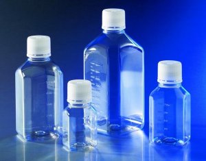 Corning storage bottle, octagonal with HDPE screw cap 