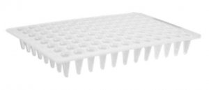 PCR microplate with flat top AXYPCR96LPFLTW