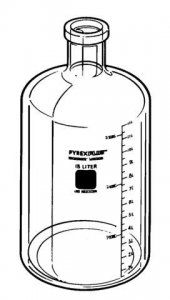 PYREXPLUS coated solution bottles 
