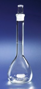 Pyrex class A volumetric flask with ST joint, flask only CLS564050FO-1EA