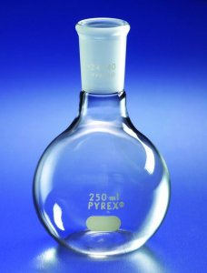 Pyrex flat-bottom boiling flask, short neck with 24/40 joint CLS410050-1EA