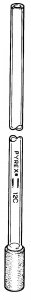 Pyrex gas-dispersion tube 
