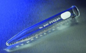 Pyrex heavy-duty graduated centrifuge tube, beaded rim 