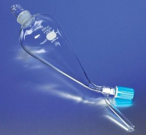 Pyrex Squibb separatory funnel, ST stopper, Rotaflo stopcock CLS6302250-1EA